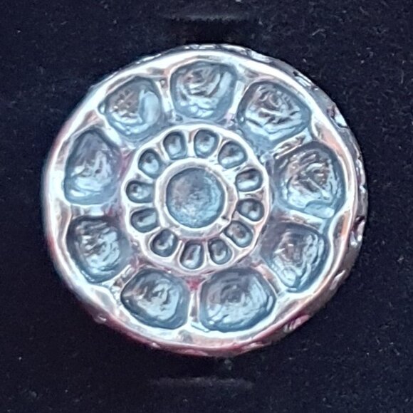 🌼 One-of-a-Kind Vintage Scandinavian Silver Floral Adjustable Statement Ring 🌼 - Picture 1 of 15